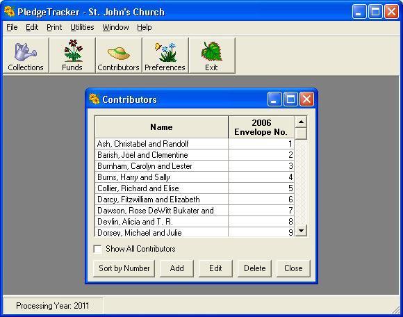 set up contributors